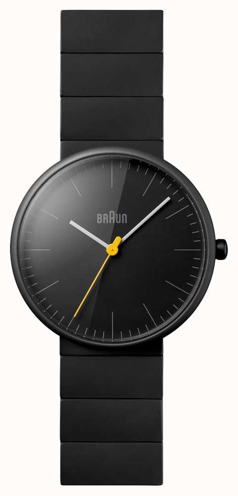 braun unisex black ceramic dress watch