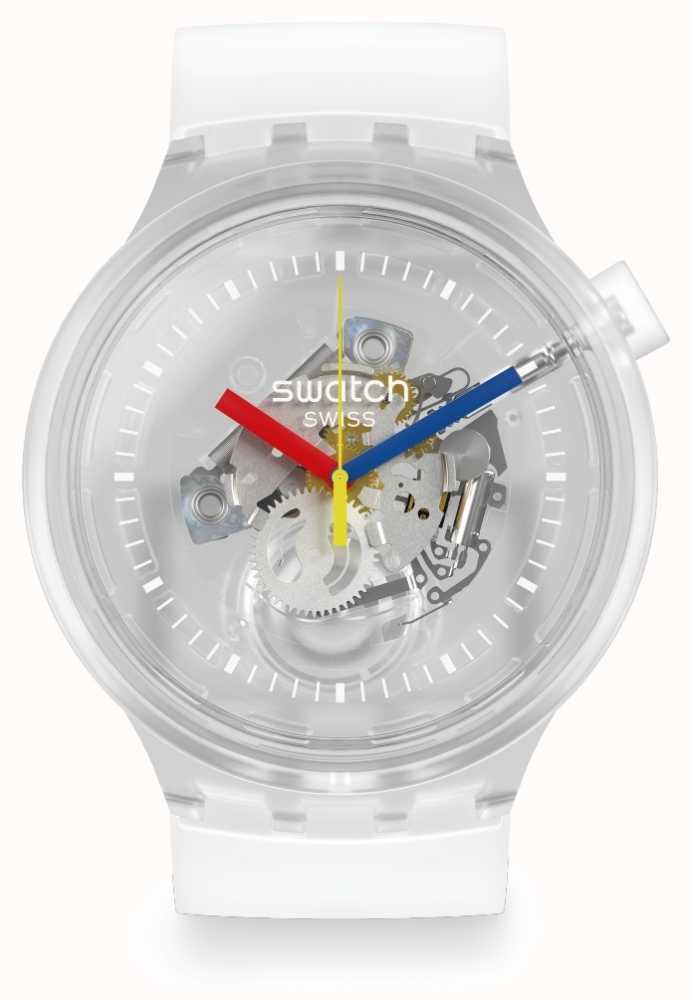 swatch big bold jellyfish transparent silicone