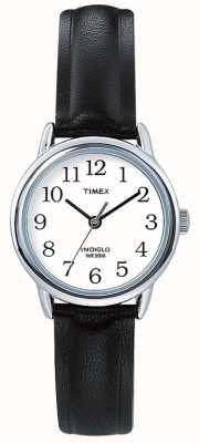 Timex Original Easy Reader Black Leather Strap T20441