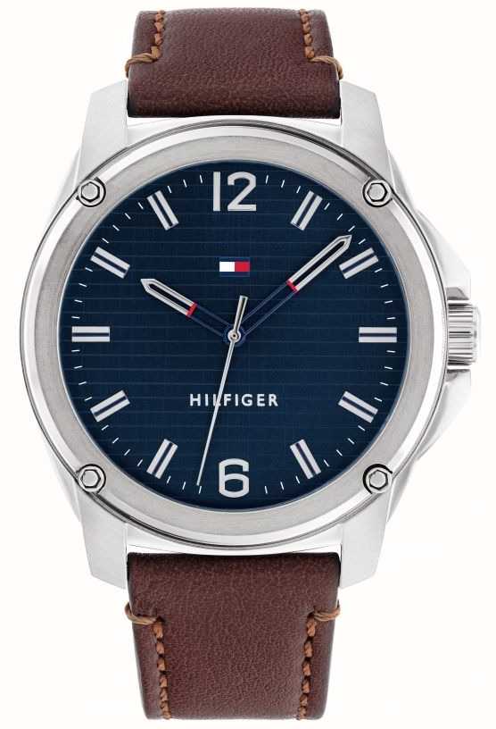 tommy hilfiger leather belt watches