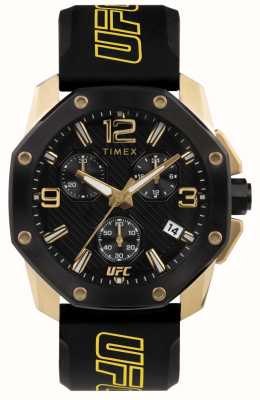 Timex x UFC Icon Chronograph Black Dial / Black Silicone TW2V58500