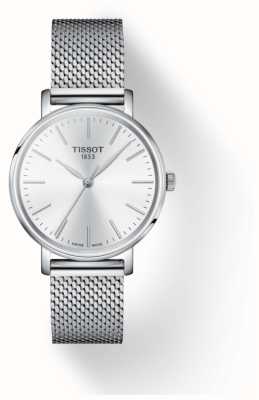 Tissot Women's Everytime | Silver Dial | Steel Mesh Bracelet T1432101101100