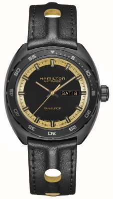 Hamilton American Classic Pan Europ Day/Date Automatic Black & Gold Capsule H35425730