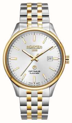 Roamer Optimus | Automatic | Silver Dial | Two Tone Stainless Steel Bracelet 983983 47 15 50