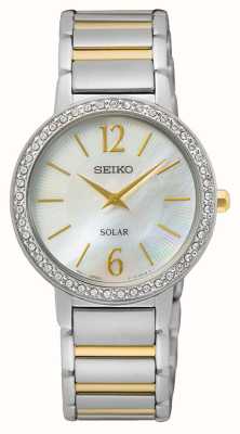 Seiko Women's | Mother of Pearl Dial | Two Tone Stainless Steel Bracelet SUP469P1