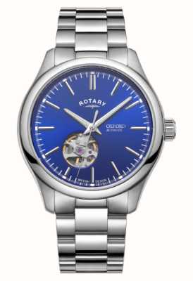 Rotary Men's Oxford | Automatic | Blue Dial | Stainless Steel Bracelet GB05095/05