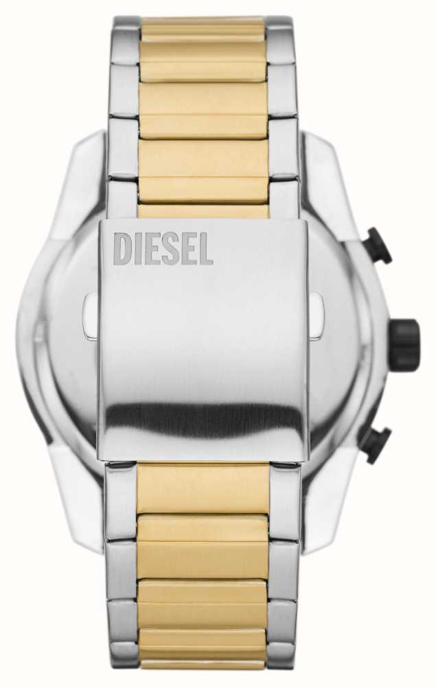 Diesel Split | Black Chronograph Dial | Two-Tone Stainless Steel Bracelet  DZ4625 - First Class Watches™ HKG