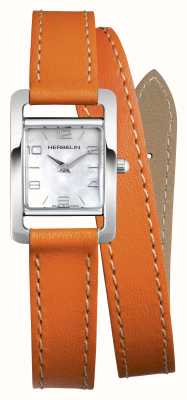 Herbelin V Avenue | Mother-of-Pearl Dial | Orange Leather Strap 17437AP29MDL
