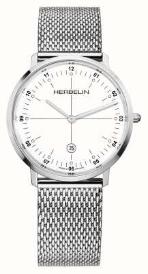 Herbelin City | White Dial | Steel Mesh Bracelet 19515AP12B