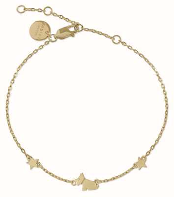 Radley Jewellery Dog and Stars Bracelet | Gold Tone RYJ3138S