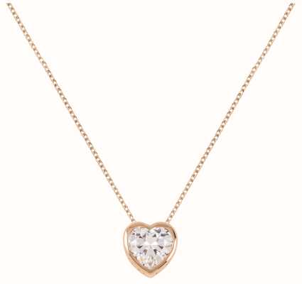 Radley Jewellery Crystal Heart Pendant Necklace | Rose Gold Plated RYJ2386