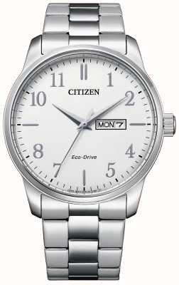 Citizen Men's | Eco-Drive | White Dial | Stainless Steel Bracelet BM8550-81A