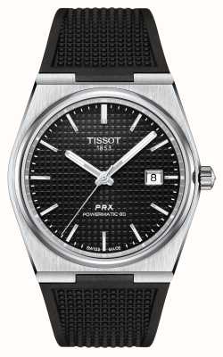 Tissot PRX Powermatic 80 (40mm) Black Dial / Black Rubber T1374071705100