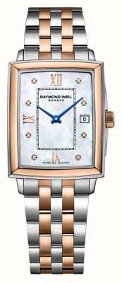 Raymond Weil Toccata 8 Diamond Mother-of-Pearl Dial Two Tone Stainless Steel 5925-SP5-00995