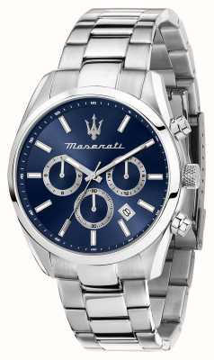 Maserati Men's Attrazione (43mm) Blue Dial / Stainless Steel Bracelet R8853151005