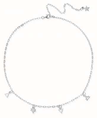 ChloBo Multi Charm Element Choker Necklace Sterling Silver SN3154