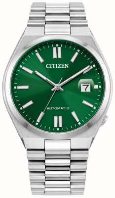 Citizen Tsuyosa Automatic (40mm) Sunray Green Dial / Stainless Steel Bracelet NJ0150-56X