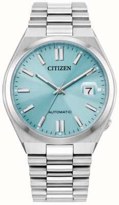 Citizen Tsuyosa Automatic (40mm) Sunray Light Blue Dial / Stainless Steel Bracelet NJ0151-53M