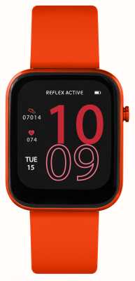 Reflex Active Series 12 Multi-Function Smartwatch (38mm) Digital Dial / Flame Red Silicone RA12-2160