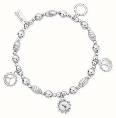 ChloBo Phases of the Goddess Multi-Charm Bracelet - 925 Sterling Silver SBMUL4M