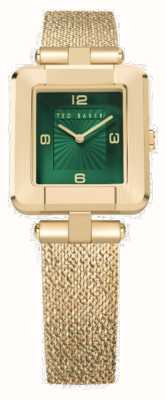 Ted Baker Women's Mayse (24mm) Green Dial / Gold-Tone Stainless Steel Bracelet BKPMSF306