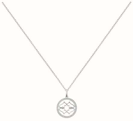 Radley Jewellery Sterling Silver Crystal Set Heirloom Charm Necklace RYJ2441