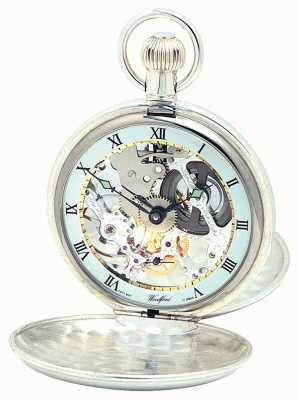 Woodford Silver Twin Lid Pocketwatch With Albert Chain 1065