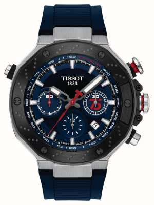 Tissot T-Race MotoGP™ Automatic Chronograph 2024 Limited Edition (45mm) Blue Dial / Blue Silicone Strap T1414272704100