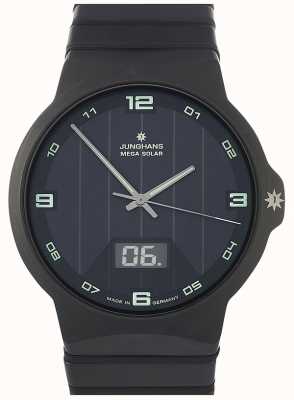 Junghans Force Mega Solar | Black Ceramic Strap | 18/1436.44