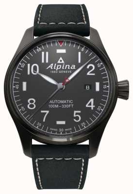 Alpina Men's Startimer Pilot Automatic Black Strap AL-525G4TS6