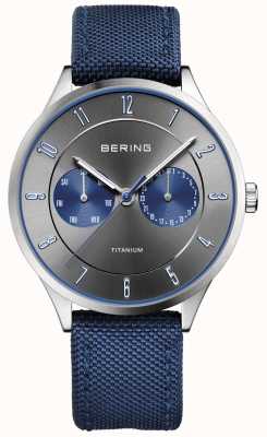 Bering Men's Ultra Light Titanium Nylon Blue 11539-873