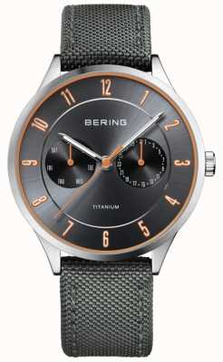 Bering Men's Ultra Light Titanium Nylon Grey 11539-879