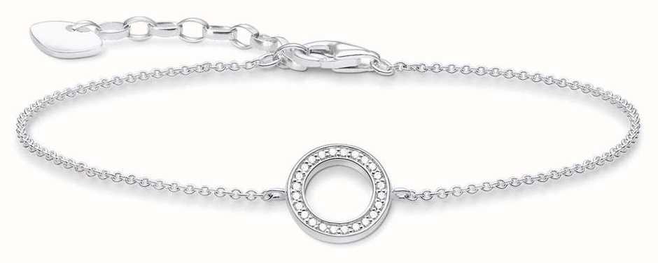 Thomas Sabo Sterling Silver Circle Bracelet A1652-051-14-L19V