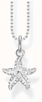 Thomas Sabo Women's Glam And Soul Sterling Silver Starfish Necklace KE1754-051-14-L45V
