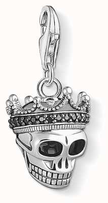 Thomas Sabo Skull King Sterling Silver Charm 1554-643-11