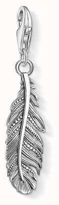 Thomas Sabo Ethnic Feather Sterling Silver Charm 1559-637-21