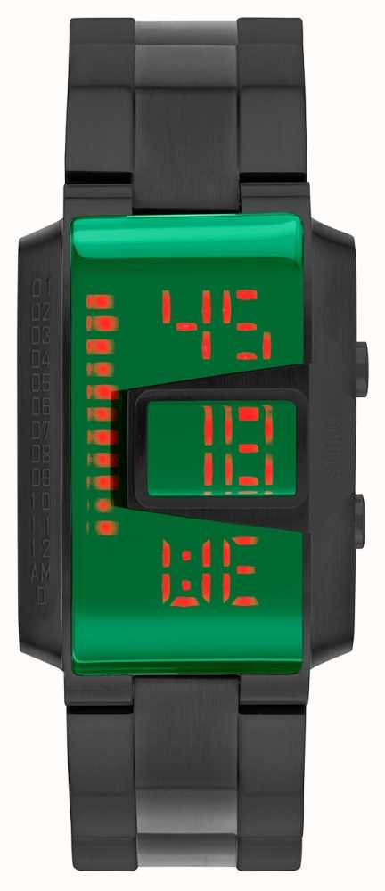 green led watch
