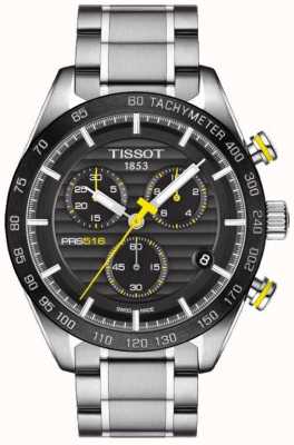 Tissot Men's PRS 516 Chronograph Black Dial Stainless Steel Bracelet T1004171105100