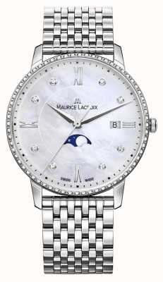 Maurice Lacroix Eliros Women's Moonphase Mother Of Pearl Stainless Steel EL1096-SD502-170-1
