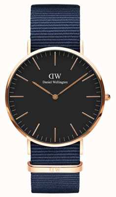 Niende Sved Aja Daniel Wellington Women's Classic Petite Cornwall Black Watch Silver Case  DW00100248 - First Class Watches™ HKG