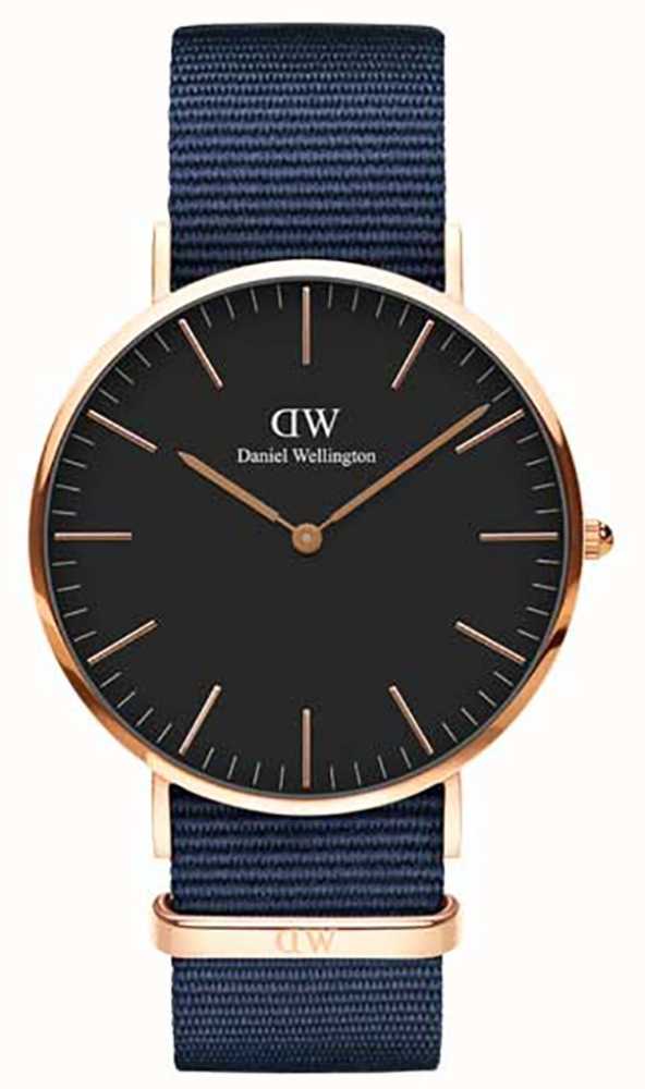Hav regn Vælge Daniel Wellington Classic Bayswater 40 Rose Gold Black Dial DW00100277 -  First Class Watches™ HKG