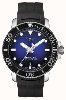 Tissot Seastar 1000 Men's Powermatic 80 Automatic Black Rubber T1204071704100