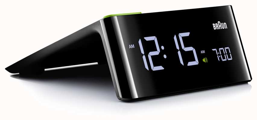 Braun Digital Bedside Alarm Clock | LCD Display | EX-DISPLAY BNC016BKUK EX-DISPLAY