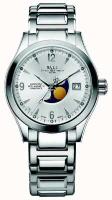 Ball Watch Company Ohio Moon Phase Automatic Silver Dial Date Display NM2082C-SJ-SL