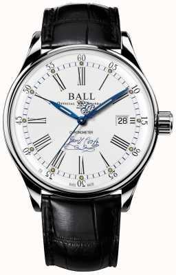 Ball Watch Company Trainmaster Endeavour Chronometer Limited Edition Leather NM3288D-LL2CJ-WH