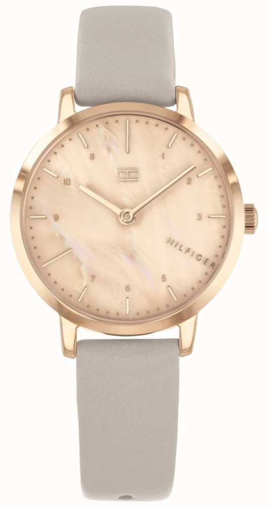 rose gold tommy hilfiger women's watch