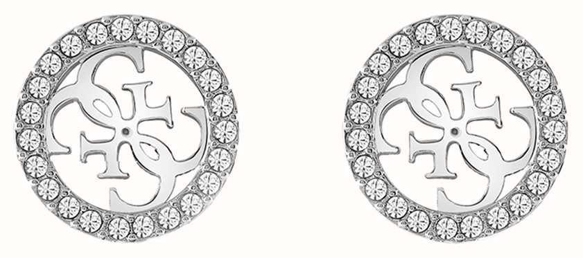 guess earrings silver