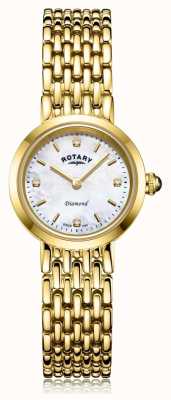 Rotary | Women's Gold Bracelet | Mother of Pearl Dial LB00900/41/D