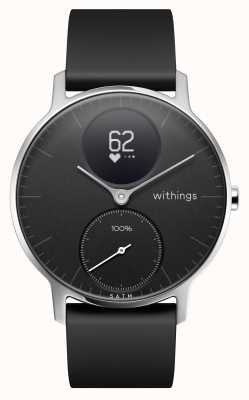 Withings Steel HR 36mm Black Silicone Strap HWA03B-36BLACK-ALL-INTER