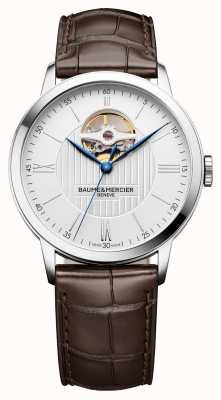 Baume & Mercier | Men's Classima | Brown Leather | Silver Dial | Automatic | M0A10274